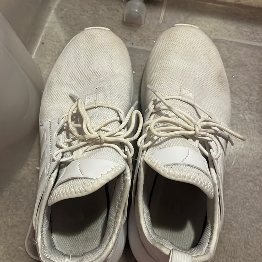 white adidas